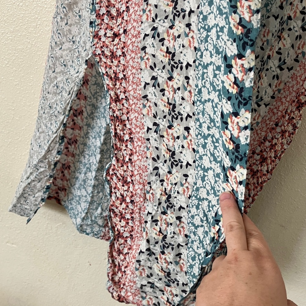 Sky and Sparrow Floral Kimono Topper, L/XL - Picture 5 of 6